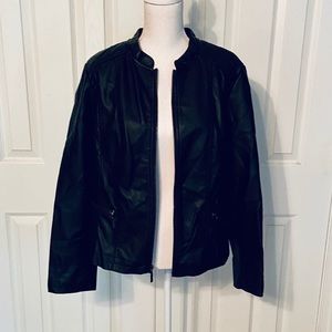 Alfani Faux Leather Jacket